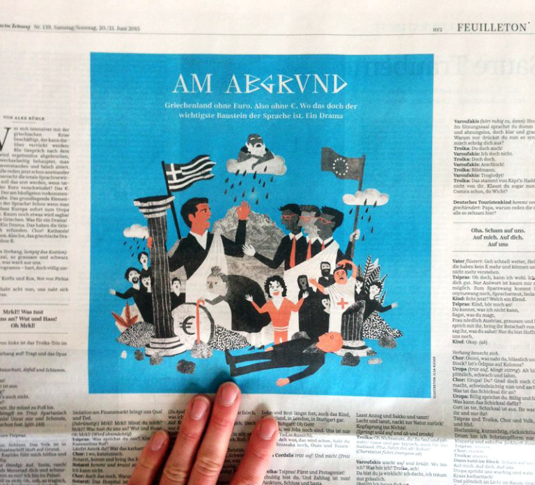 Elsa Klever Illustration Süddeutsche Zeitung