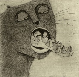 Elsa Klever Illustration Etchings