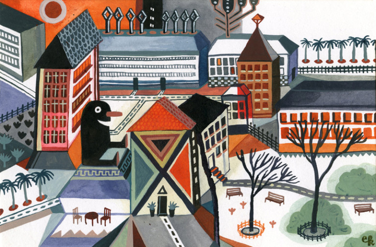 Elsa Klever Illustration Buildings