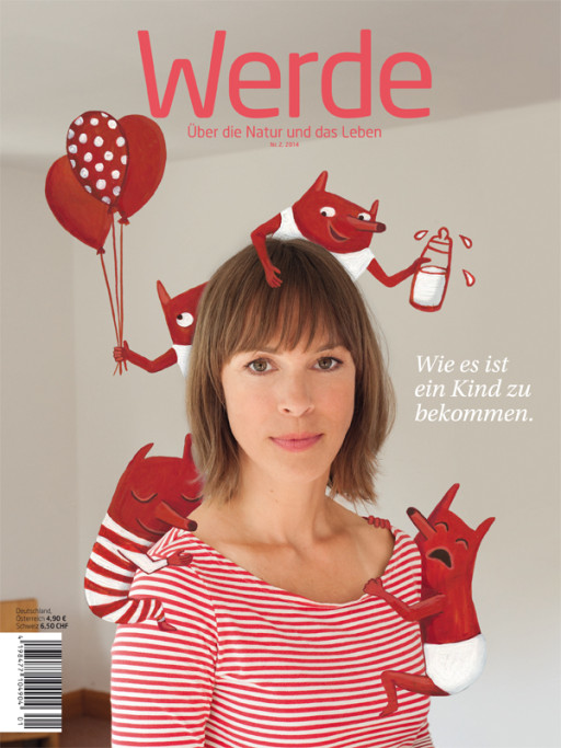 Elsa Klever Illustration Werde Magazine Cover