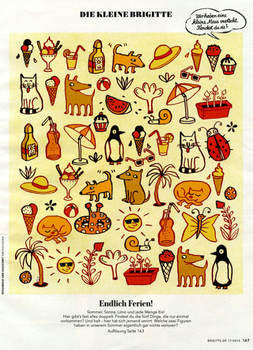 Elsa Klever Illustration Brigitte