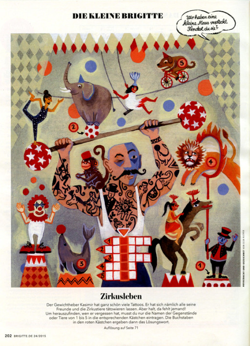 Elsa Klever Illustration Brigitte