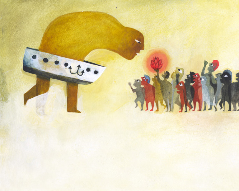 Elsa Klever Illustration Gras Osten Egal