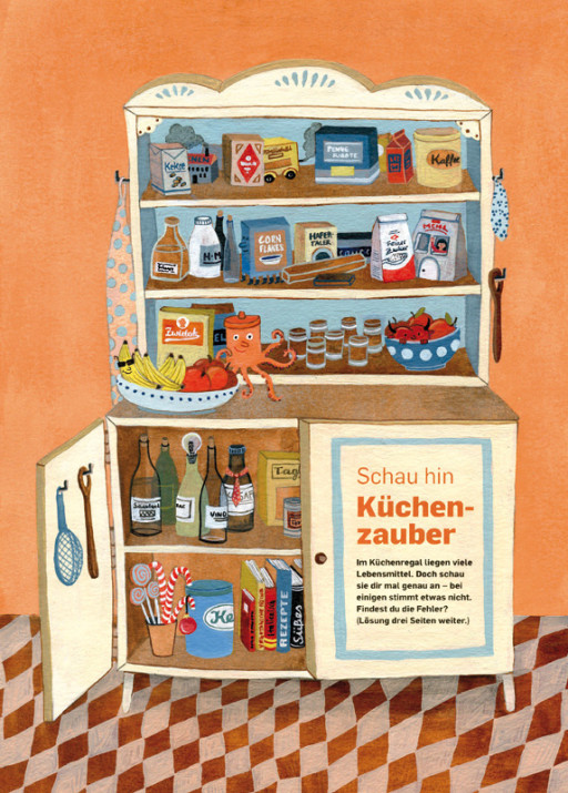 Elsa Klever Illustration KINDER Magazine