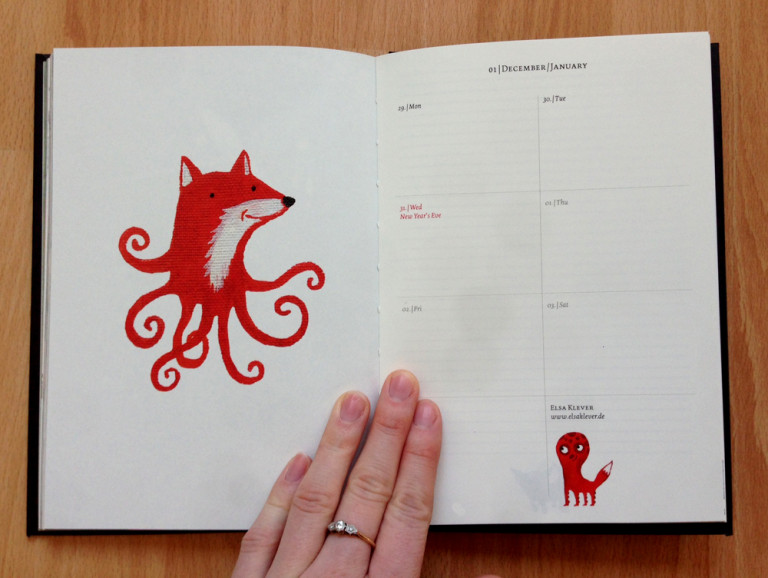 Elsa Klever Illustration Pocket Calendar