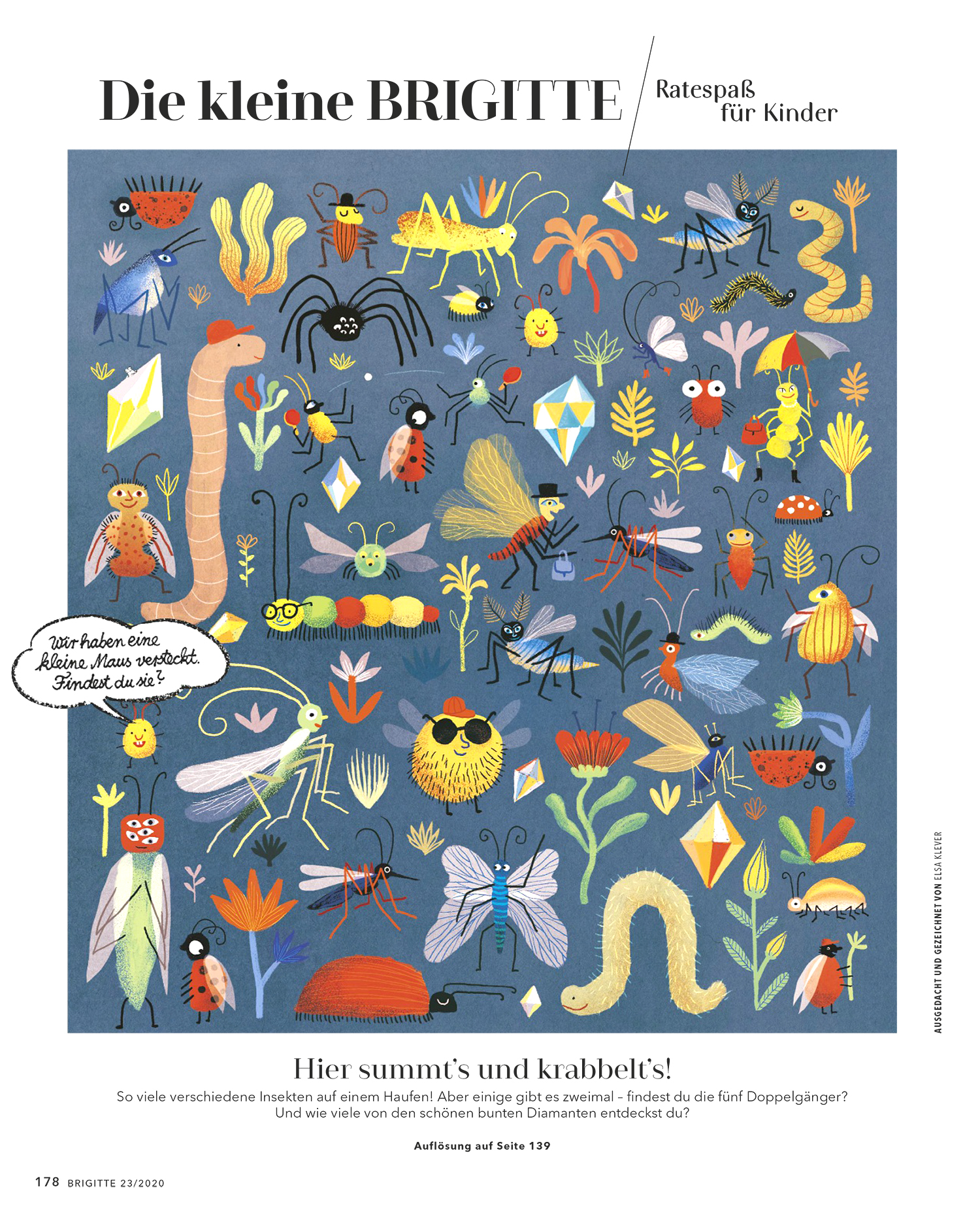 Elsa Klever Illustration Brigitte