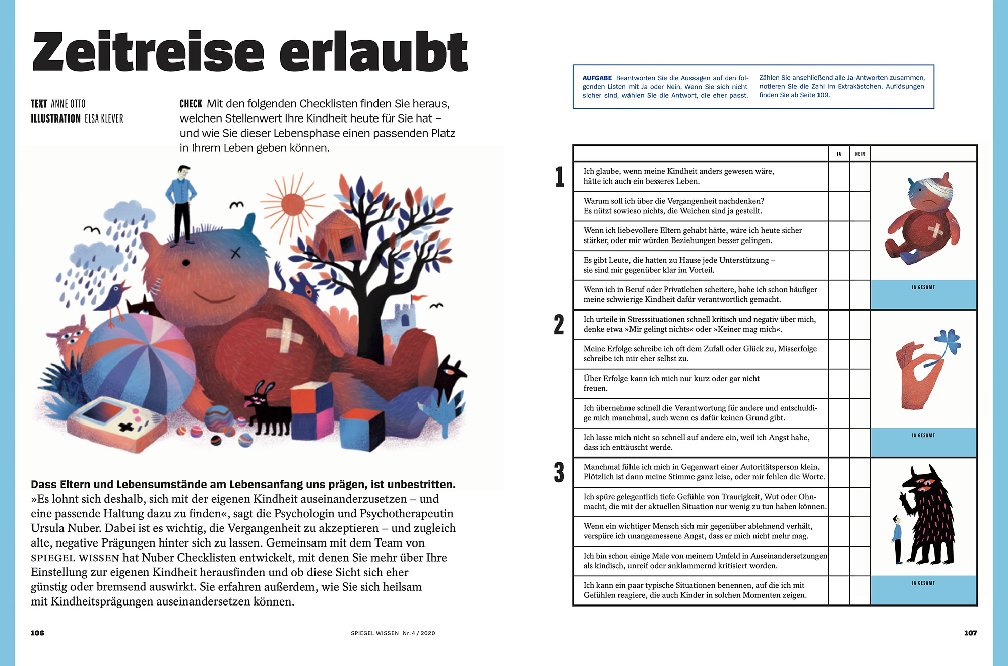 Elsa Klever Illustration Spiegel Wissen