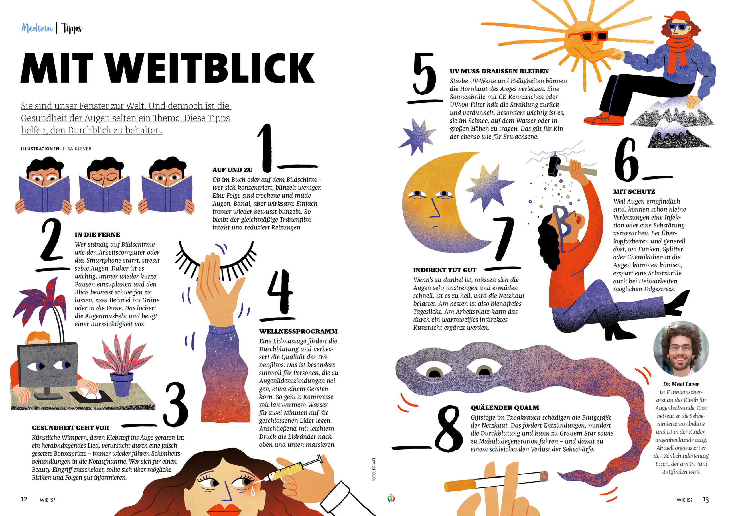 Elsa Klever Illustration Wie is? Magazin