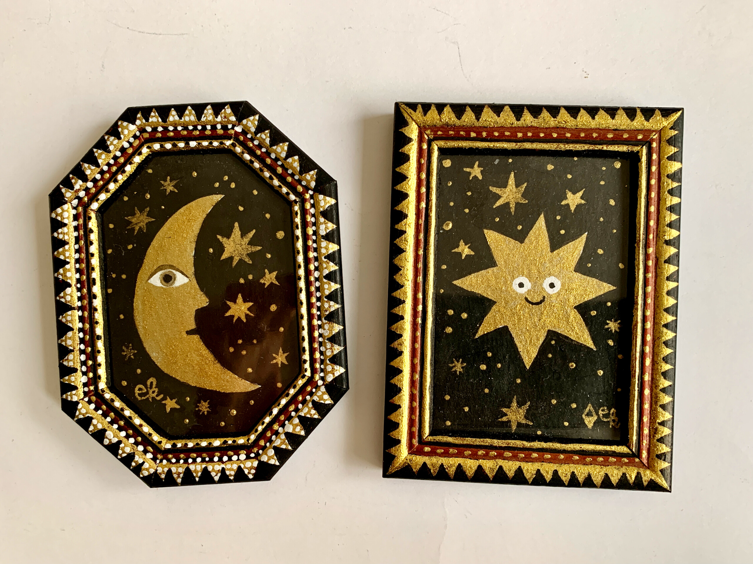 Elsa Klever Illustration Schwarzgold