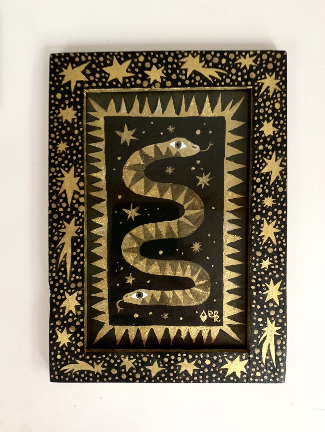 Elsa Klever Illustration Schwarzgold