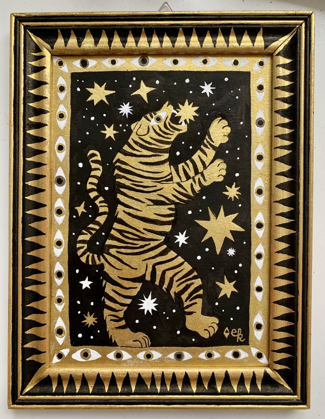 Elsa Klever Illustration Schwarzgold